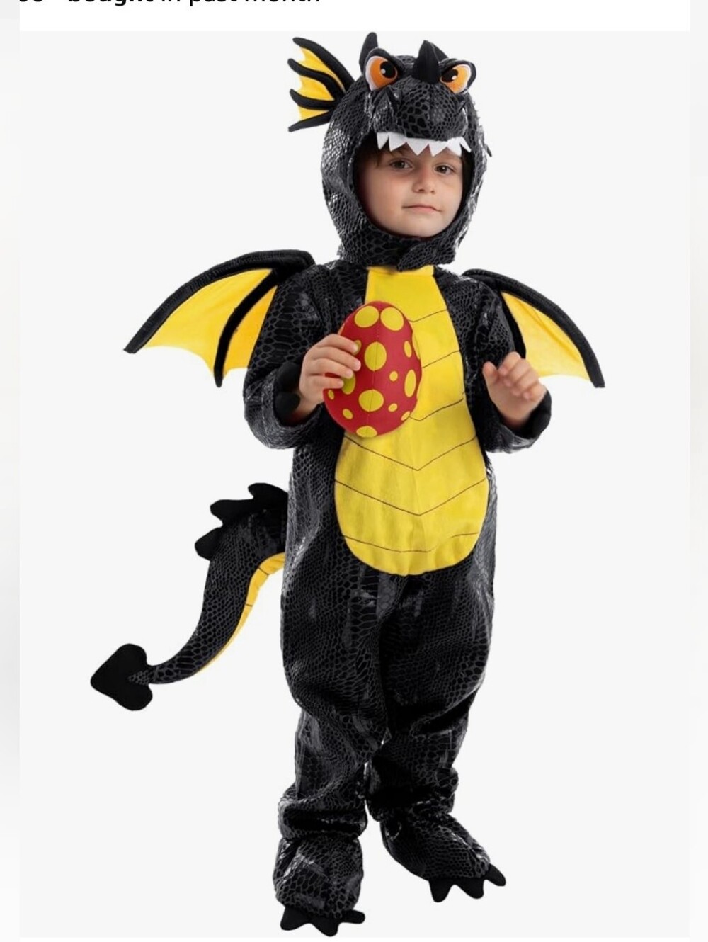 Spooktacular Creations Baby Toddler Black Dragon Costume NWOT Sz: 18/24 Months